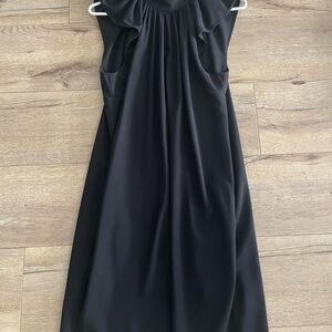 Victoria Beckham Black Midi Dress